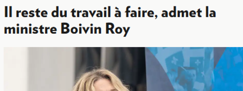 Ministre Boivin-Roy